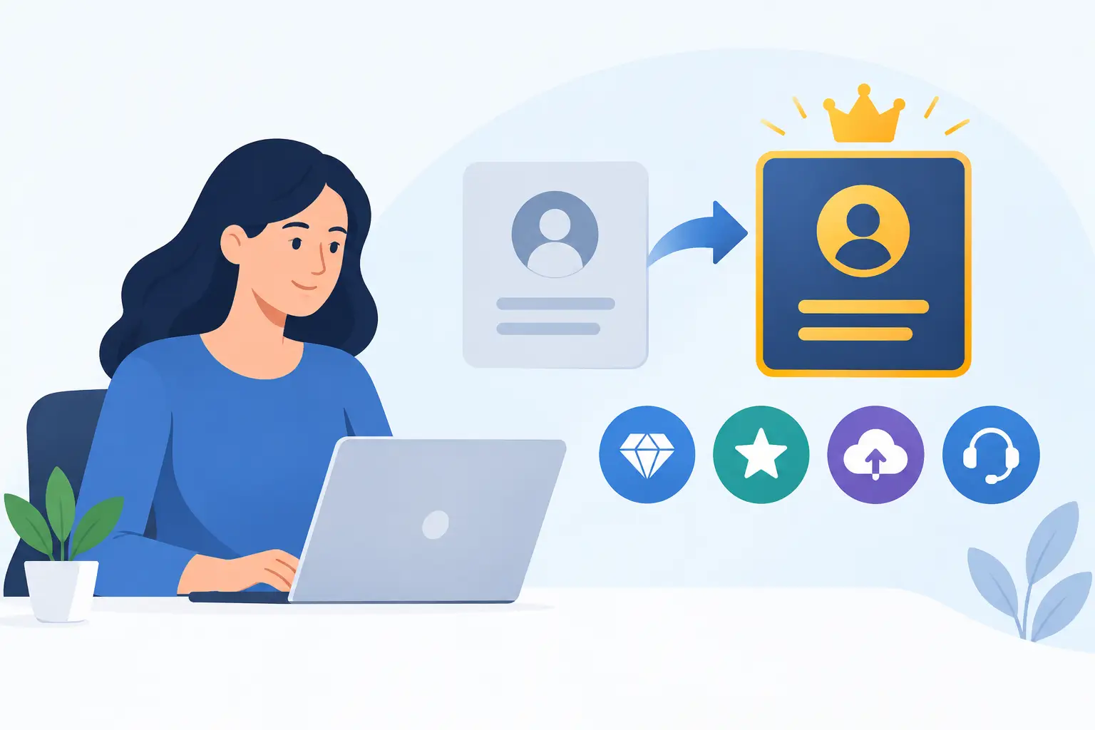 Membership Upgrade Benefits on an Online Platform